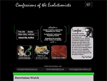 Tablet Screenshot of confessionsofevolutionists.com